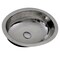 Nantucket Sinks 17.5In. x 13.75In. Hand Hammered Stainless Steel Oval Undermount Bathroom Sink With Overflow OVS-OF - alternate 5